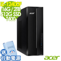 Acer 宏碁 Aspire XC-1760 薄型電腦 (i5-12400F/16G/2TB+512G SSD/T400-4G/W11P)