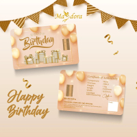 MASDORA 999.9 Gold Bar 1.00GM Gift Series ~ Happy Birthday 2 (EMAS 999.9/24K)