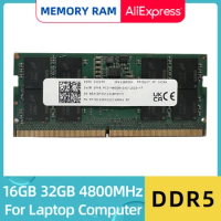 DDR5 16GB 32GB 4800MHz SODIMM PC5-34800 MTC8C1084S1SC488A1 BC 262Pin 1.1V for Laptop Notebook Memory Ram
