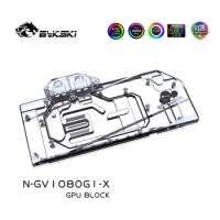 Bykski Full Cover Graphics Card Water Cooling Block RGB/RBW For Gigabyte GTX1080/1070/1060,GV-N1080/1070/1060