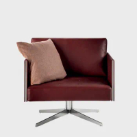 Italian sofa chair Lounge chair Minimalist living room designer lounge chair Villa balcony negotiation chair