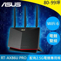 ASUS華碩 RT-AX86U PRO AX5700 雙頻 WiFi6 電競無線路由器原價6990(現省602)
