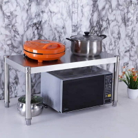 全新 不銹鋼廚房置物架 單層 微波爐置物架 烤箱收納架 一層可訂做
