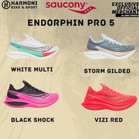 SAUCONY ENDORPHIN PRO 5 SEPATU LARI WANITA 39 STORM GILDED