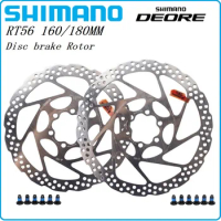 Shimano DEORE SM RT56 Brake Disc 6 Bolt Mountain Bikes Disc M610 RT56 M6000 Brake Disc 160MM 180MM MTB Bicycle Accessories
