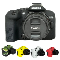 Soft Silicone Mirrorless Camera Case bag Cover for Canon EOS R10 Camera