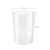 透明垃圾桶（12L透明垃圾桶[多功能桶]） 