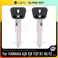 LQYL Blank Key Motorcycle Replace Uncut Keys For YAMAHA SVS400 XJR1200 FJR1300 R1 R6 FZ1 FZ4 FZ6 FZ8 S N XJR400 XJ6 FZR400 SR400