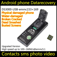 Data recovery android phone DS3000-USB3.0-emmc153+169 tool for VIVO Restore Retrieve contacts Sms Broken water-damaged Dead