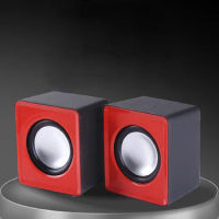 Mini Computer Speakers Office Desktop Laptop Home Mini Wired Speakers Music Playing Center 3D Stereo