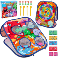 Animal Bean Bag Toss Game Toy Outdoor Toss Game Family Party Party Supplies for Kids Gift for Boys B