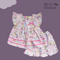 (10-35kg) (1755)Bộ tole đùi bé babydoll với chất liệu tole 2 da mềm mát loại 1