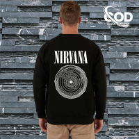 Melfous - Sweatshirt Crewneck Oblong Distro Streetwear Band Rock Nirvana Keren Regular Size Basic Un
