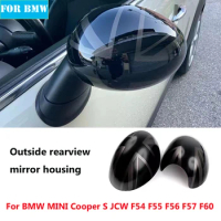 High quality For BMW Mini Cooper One S JCW F54 F55 F56 F57 F60 2015-2019 Rearview Mirror Protective Sticker Shell
