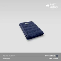 Handuk Kecil / Handuk Muka / Face Towel - Premium Towel 30x40 cm - LAZY Sunday Smoke Blue