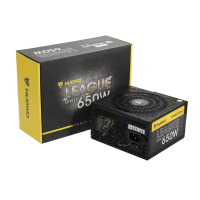 รุ่นอัพเกรดล่าสุดส่งด่วน PSU NUBWO LEAGUE  NPS-020 650W NPS650 BLACK / WHITE POWER SUPPLY