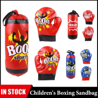 【Outdoor】        Kids Punching Bag Children's Boxing Sandbag And Boxing Gloves Sandbag Boxing Traini