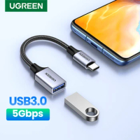 UGREEN USB C to USB 3.0 OTG Adapter Type C OTG Data Cable For Phone Oneplus iPhone 13 12 Pro Xiaomi USB C to USB OTG Cable
