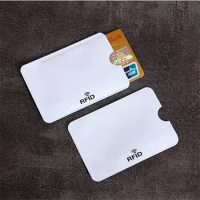 10Pcs Anti Rfid Blocking Reader Lock Bank Card Holder ID Bank Card Case Aluminium Protection NFC Anti-theft Credit Card Keeper