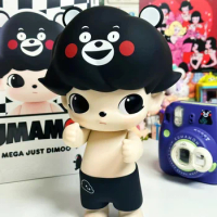 Original Dimoo Bear 400% MEGA JUST DIMOO Kawaii Action Figure Black Bears Head Designer Toy Boy Collection Joy Ornament