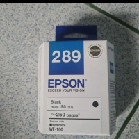 Tinta catridge epson 289 black + 290 color original for WF 100 - hitam