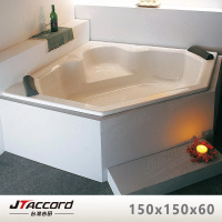 【JTAccord 台灣吉田】T-500-150 嵌入式壓克力浴缸(150cm空缸)