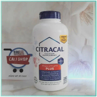 VIÊN UỐNG BỔ SUNG CANXI CITRACAL CALCIUM MAXIMUM PLUS 280 VIÊN  - CÓ BÁN LẺ  - Hàng Mỹ Chính Hãng Từ