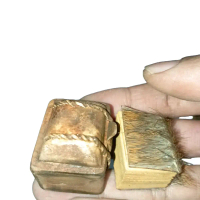 Qur'an (stambul) sampul kulit asli k!j4ng Tinta warna emas buku agama