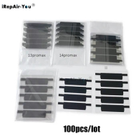 100pcs Battery Insulation Adhesive For iPhone 13 12 11 Pro Max 14 Plus X XS XR Sticker Bonding Protection Repair Parts