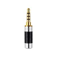 3.5MM耳機線插頭發燒級鍍金焊接頭3節4節帶麥維修DIY音頻線接線頭