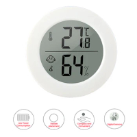 LCD Digital Thermometer Hygrometer Fridge Freezer Temperature Humidity Sensor Tester Meter Celsius Fahrenheit Conversion