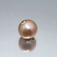 (Swancraft SW-1290P) Liontin Pendant Mutiara Edison warna Peach Orange Rounded Edison Bulat untuk Ka