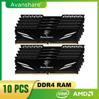 Avanshare Memory RAM DDR4 4GB 8GB 16GB 32GB 2400MHz 2666MHz 3200MHz For Desktop Computer High Compatible With Heat Sink