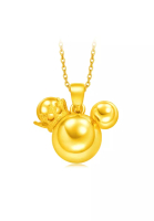 CHOW TAI FOOK Jewellery CHOW TAI FOOK Disney Classics Collection 999 Pure Gold Pendant - Round Minnie Crown R12447