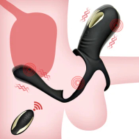 Penis Rings Vibrator Clitoris Stimulator G Spot Massager Prostate Massager Delay Ejaculation Vagina Orgasm Sex Toys For Couples