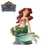 【正版授權】Enesco 小美人魚 塑像 公仔 精品雕塑 艾莉兒 Ariel 迪士尼 Disney - 394017