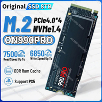 SSD M2 Nvme 4TB M.2 2280 PCLE 4.0X 990 Pro 2TB 1TB ภายใน Solid State Drive 7450เมกะไบต์/วินาที HDD ฮาร์ดดิสก์สำหรับ Ps5เดสก์ท็อป /Pc/ แล็ปท็อป