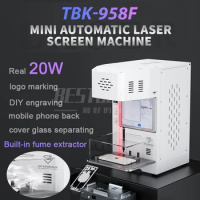 TBK-958F Laser Machine Intelligent Engraving Machine For IPhone 15 14 13 12 11 XR Back Glass Remover Logo Marking Engrave Tools