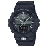 G-SHOCK 炫目雙顯男錶 樹脂錶帶 銀色錶面 防水200米 GA-810MMA-1A