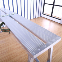 【千羽家居】加厚鋁合金馬凳折疊梯洗車裝修工具凳伸縮升降腳手架移動平D