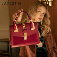 LA FESTIN Luxury Wommen Handbags 2021 New Fashion Classic Large Capacity Retro Temperament Single-shoulder Crossbody Kelly Bags