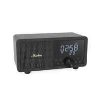 復古喇叭桌面多功能藍牙音響FM收音機鬧鐘時鐘插卡播放家用小實木