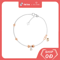 HuyThanhJewelry LBZ067 Lắc Vàng 10K Ngọc Trai