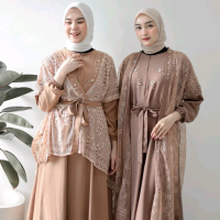 ILIANA MAXI Dress Gaun Wanita Muslim Muslimah Pesta Kondangan Terbaru Kekinian Baju Inner Dalaman Po