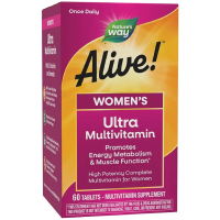 Nature's Way Alive!Women's / Men's High Potency Complete Multivitamin 60 tab (Select Type)