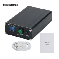 2022 ATU-100 Pro+ Automatic Antenna Tuner 100W 1.8-55MHz 0.96-Inch OLED Display Battery inside For Shortwave Radio Station