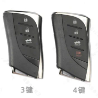 2PCS 3/4-Button Keyless Entry Smart Key Case Shell For Lexus 2018-2020 ES350 LC500 LC500h LS500 LS500h GX460 LS500 UX250h