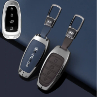 Sarung/penutup kunci kereta aloi aksesori untuk Hyundai Staria, Sonata, Santa Fe, ix35 dan i45