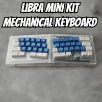 ECHOME Acrylic Customized 40% Keyboard Libra Mini Mechanical Keyboard Kit Rocker Ergonomic Hot-swap Customized Gaming Keyboard