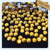 50% off super shiny strong glue ss20 5mm TOPAZ color with 1440 pcs each pack ; for wedding dresses free shipping